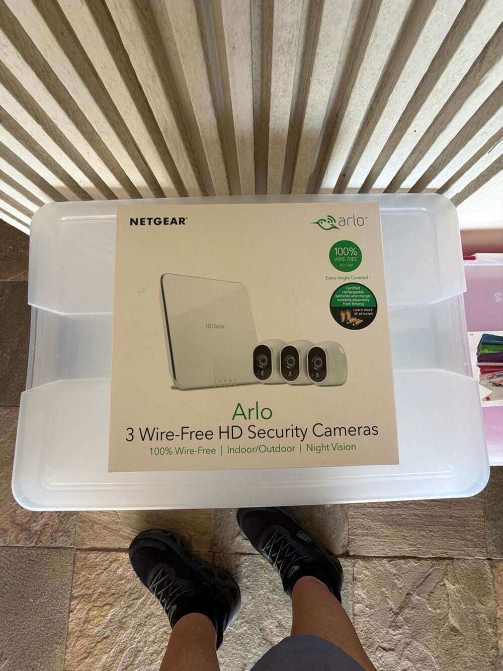 Netgear Arlo 3 Wire-Free HD Security Cameras System VMS3330-100NAS